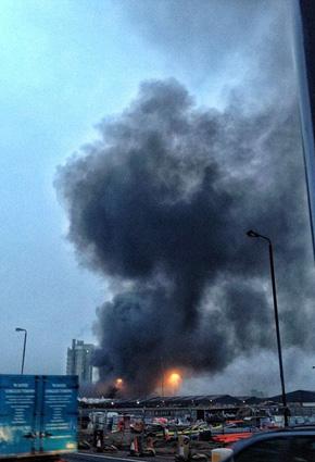 مقتل وإصابة أربعة أشخاص في حادث تحطم مروحية وسط لندن  